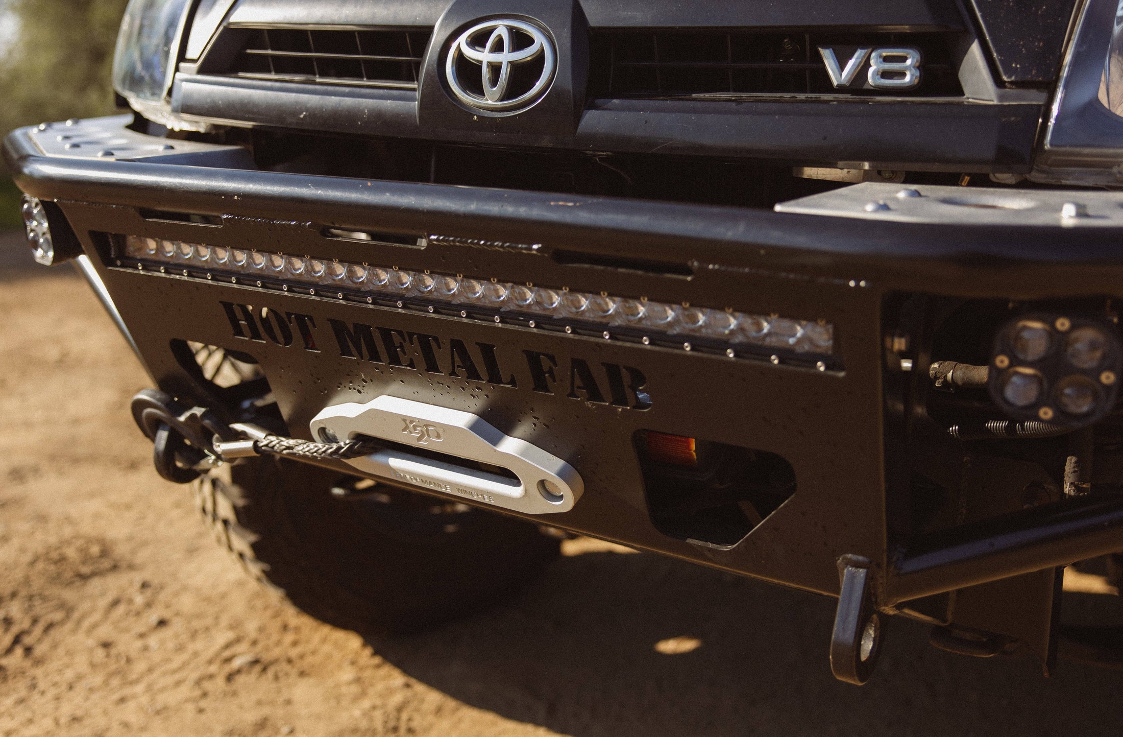 2003-2009 Toyota 4Runner (4th Gen) hybrid plate tube bumper - Hot Metal Fabrication