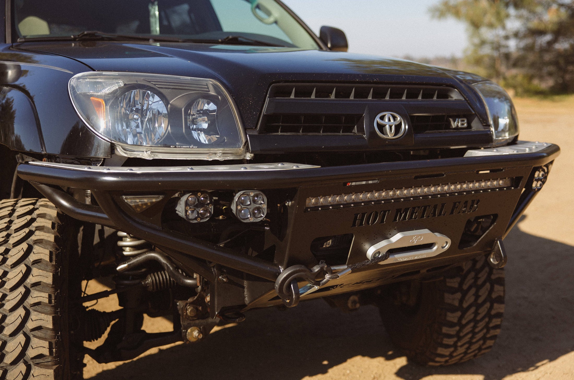 2003-2009 Toyota 4Runner (4th Gen) hybrid plate tube bumper - Hot Metal Fabrication