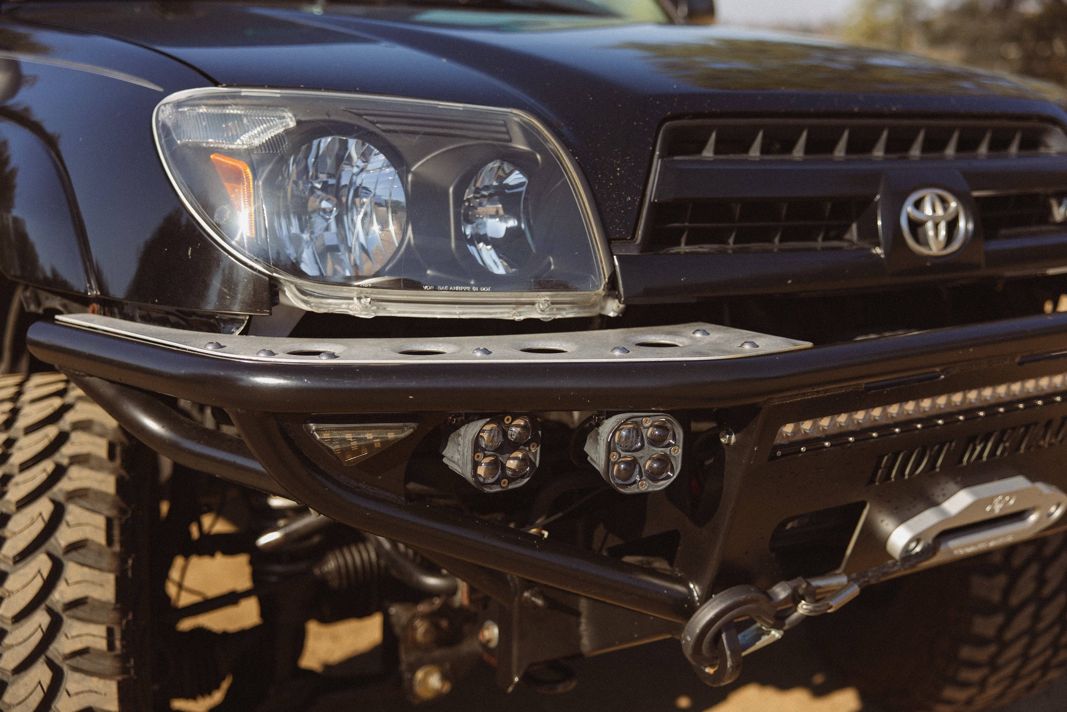 2003-2009 Toyota 4Runner (4th Gen) hybrid plate tube bumper - Hot Metal Fabrication