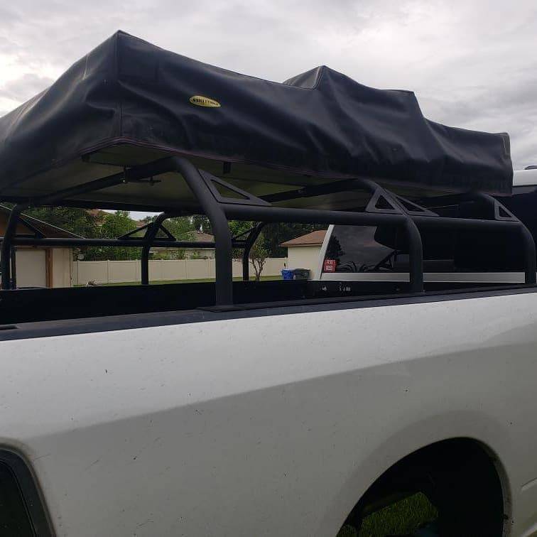 Truck bed rack online for roof top tent