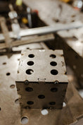 Load image into Gallery viewer, 4"x4"x4" Fabricators Builder Block - Dice Style - Hot Metal Fabrication