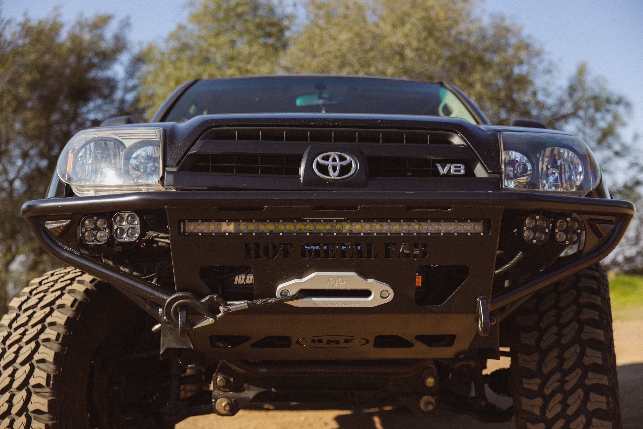 2003-2009 Toyota 4Runner (4th Gen) hybrid plate tube bumper