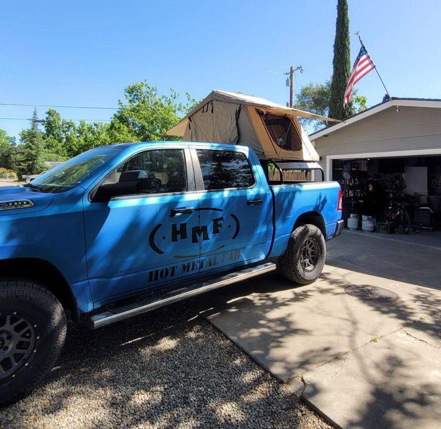 Ram 1500 Bed rack and tent