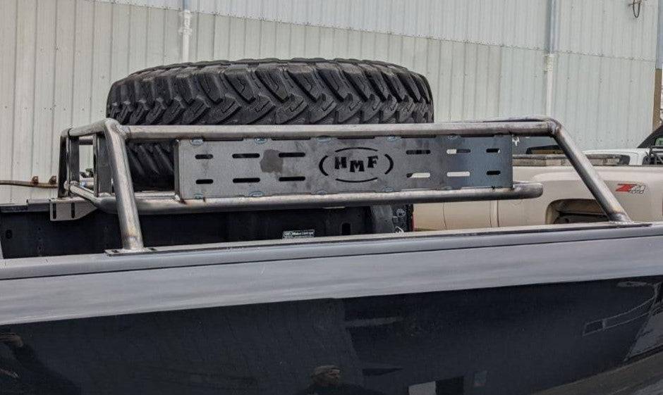 the XL Universal Tire Carrier Bed Rack