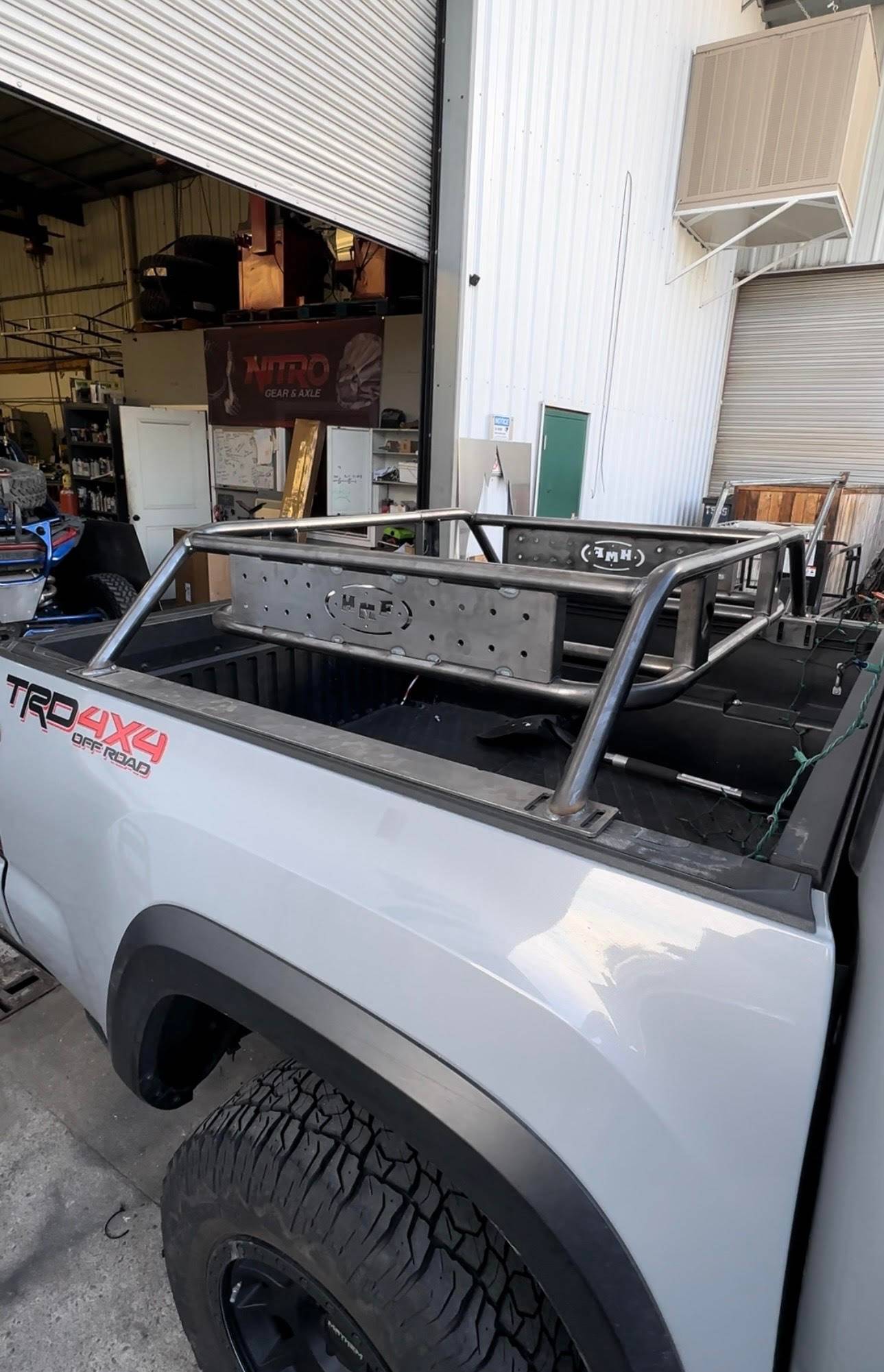  Universal Tire Carrier Bed Rack on a tacoma