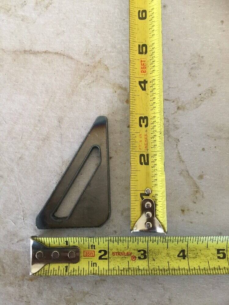 2"x3", 3/16" Thick Triangle Gusset